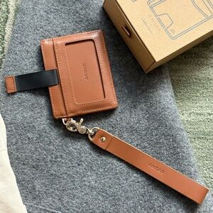Andar Denner wallet in cognac